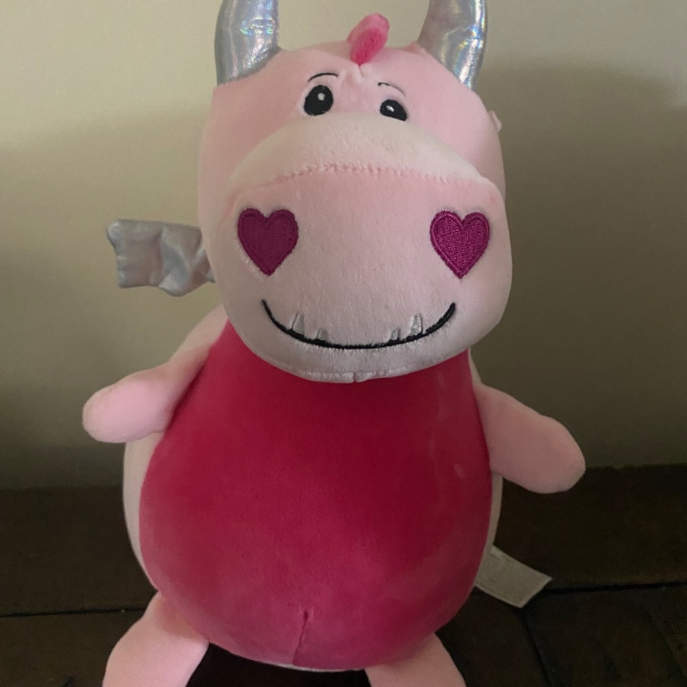 Animal Adventure Pink/Red Plush Dragon